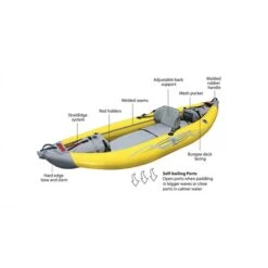Advanced Elements StraitEdge Kayak 1er Kajak Luftboot Gelb -GUMOTEX Verkäufe advanced elements straitedge kayak 1er kajak luftboot gelb 2