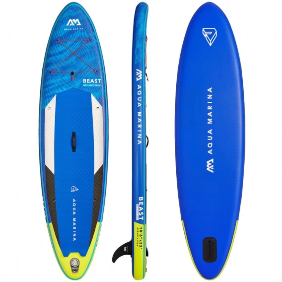 Aqua Marina Beast 10.6 Aufblasbares Stand Up Paddle Board SUP Komplett Set 2 Aqua Marina Beast 10.6 Aufblasbares Stand Up Paddle Board SUP Komplett Set – Bild 2