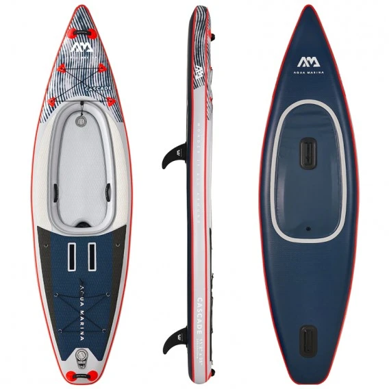 Aqua Marina Cascade Aufblasbares Kajak Luftboot Stand Up Paddle Board Set 2 Aqua Marina Cascade Aufblasbares Kajak Luftboot Stand Up Paddle Board Set – Bild 2