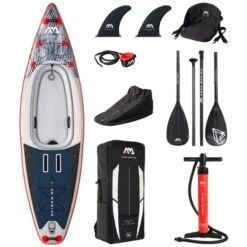 Aqua Marina Cascade Aufblasbares Kajak Luftboot Stand Up Paddle Board Set