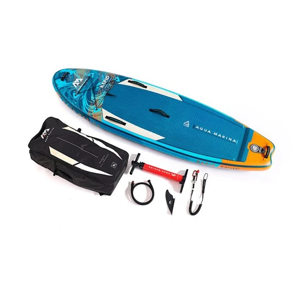 Aqua Marina Rapid 9.6 Aufblasbares Stand Up Paddle Board Wildwasser SUP Komplett Set 4 Aqua Marina Rapid 9.6 Aufblasbares Stand Up Paddle Board Wildwasser SUP Komplett Set – Bild 4