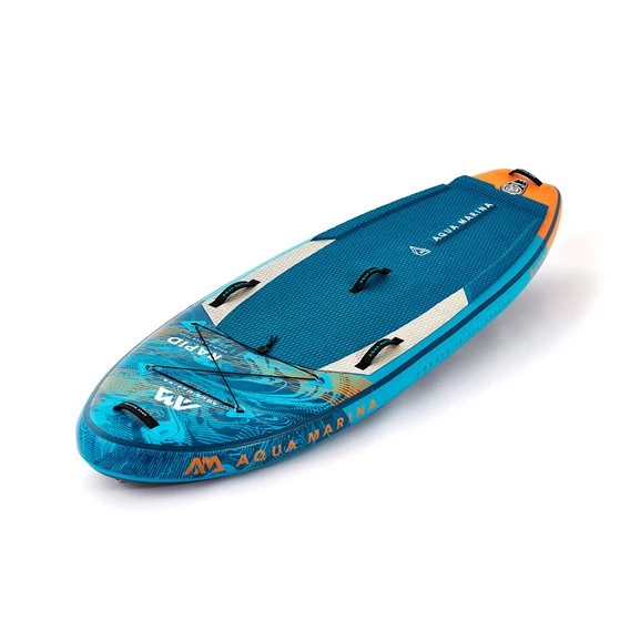 Aqua Marina Rapid 9.6 Aufblasbares Stand Up Paddle Board Wildwasser SUP Komplett Set 5 Aqua Marina Rapid 9.6 Aufblasbares Stand Up Paddle Board Wildwasser SUP Komplett Set – Bild 5