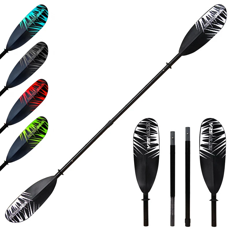 ExtaSea Safari Fiberglas Vario Doppelpaddel Kajak Paddel 4-teilig 1 ExtaSea Safari Fiberglas Vario Doppelpaddel Kajak Paddel 4-teilig